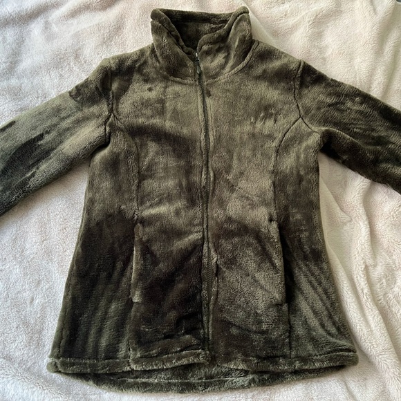 32 Degrees Heat Plush Jacket Forest Wood Green Size S - Picture 8 of 11